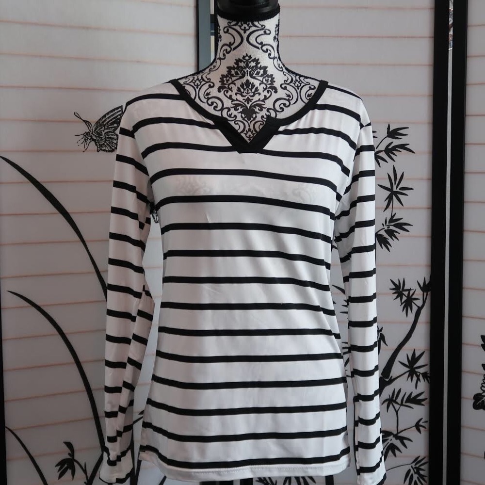 Long Sleeve Striped Shirt